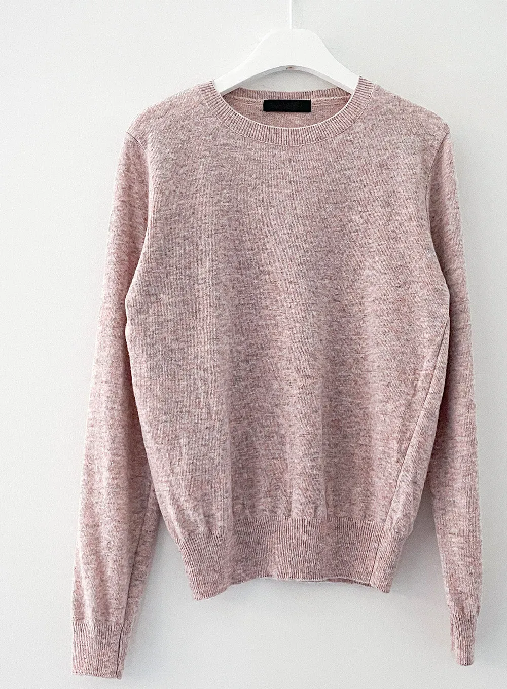 Round Neck Cashmere Knit Top