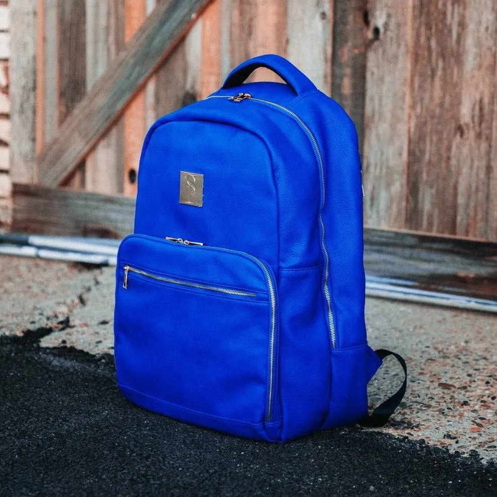 Royal Blue Leather Daily Commuter Bag (Unbreakable Collab) 150 Made