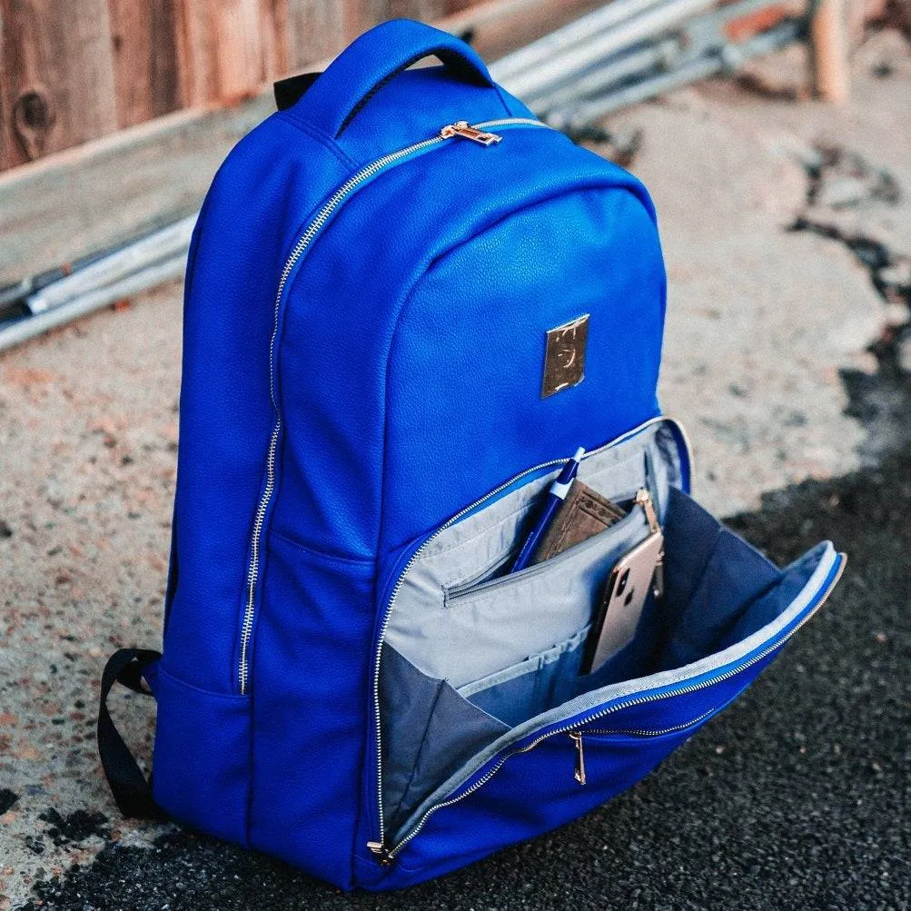 Royal Blue Leather Daily Commuter Bag (Unbreakable Collab) 150 Made