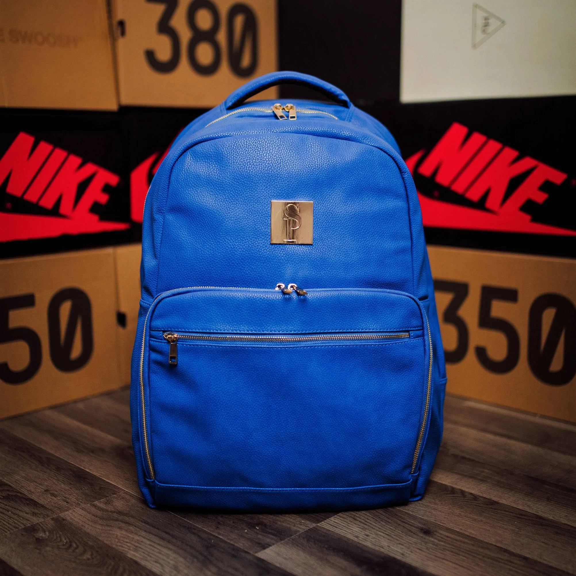 Royal Blue Leather Daily Commuter Bag (Unbreakable Collab) 150 Made