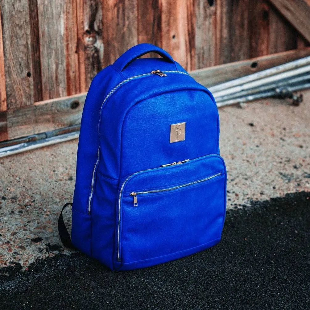 Royal Blue Leather Daily Commuter Bag (Unbreakable Collab) 150 Made