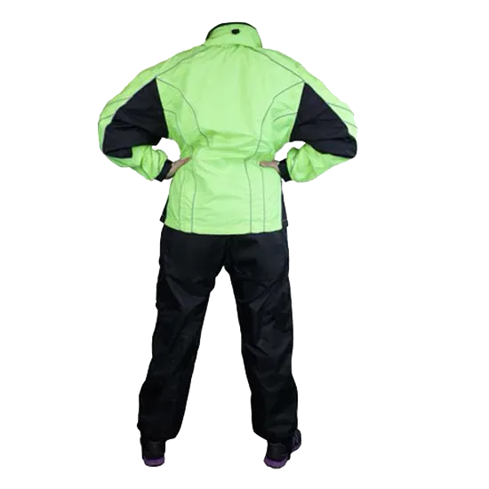 RS5021 Women's Two Piece High Visibility Motorcycle Rain Suit