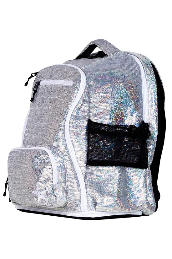 Sequin in Disco Rebel Dream Bag with White Zipper