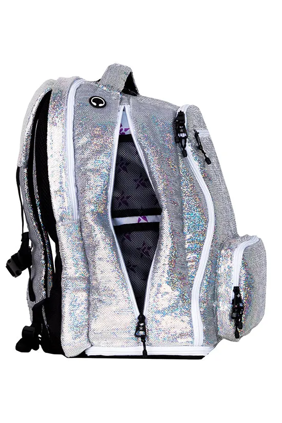 Sequin in Disco Rebel Dream Bag with White Zipper