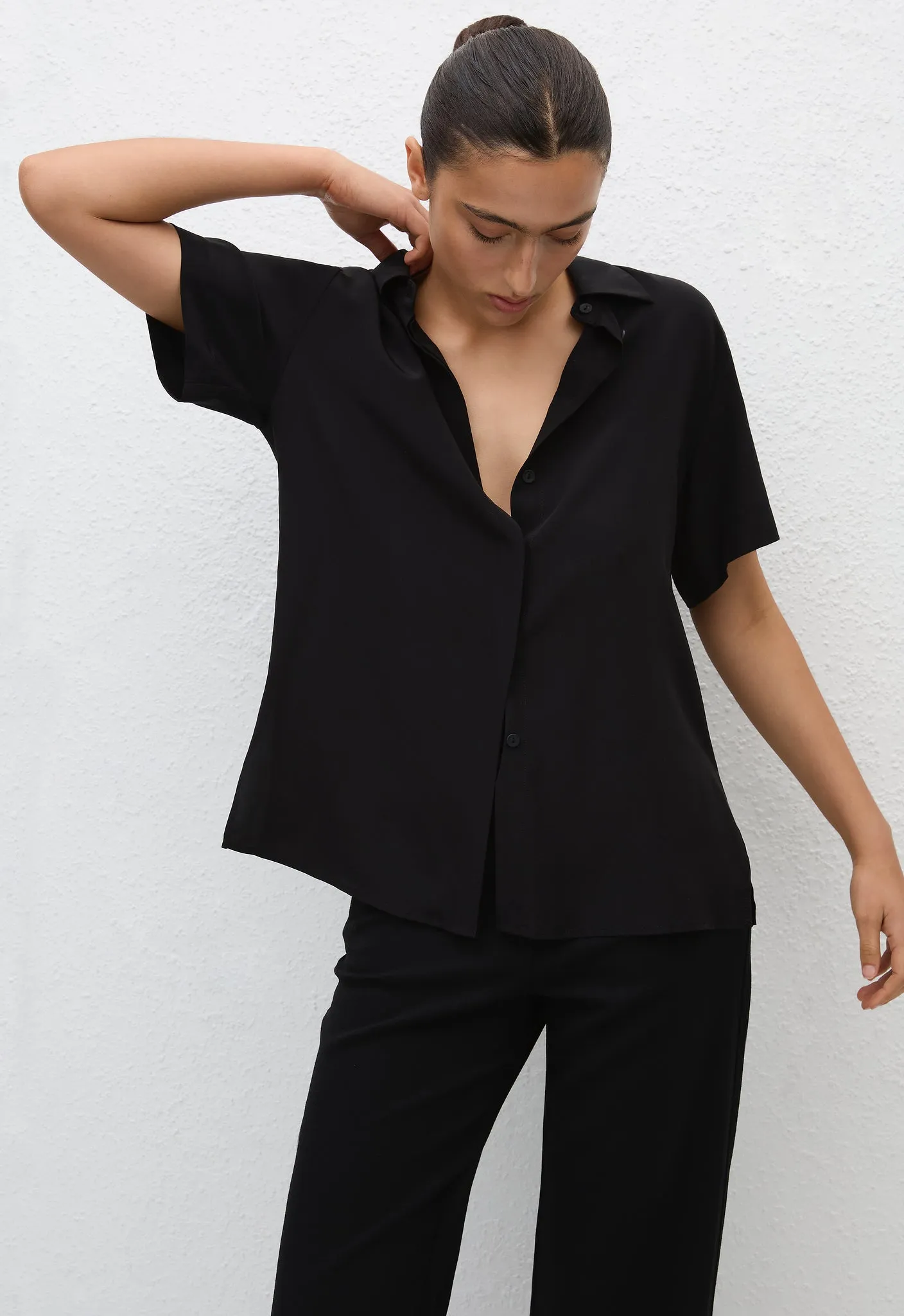 Short Sleeve Shirt - Black