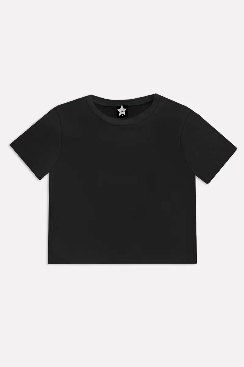 Simply Soft Short Sleeve Easy Tee - Black