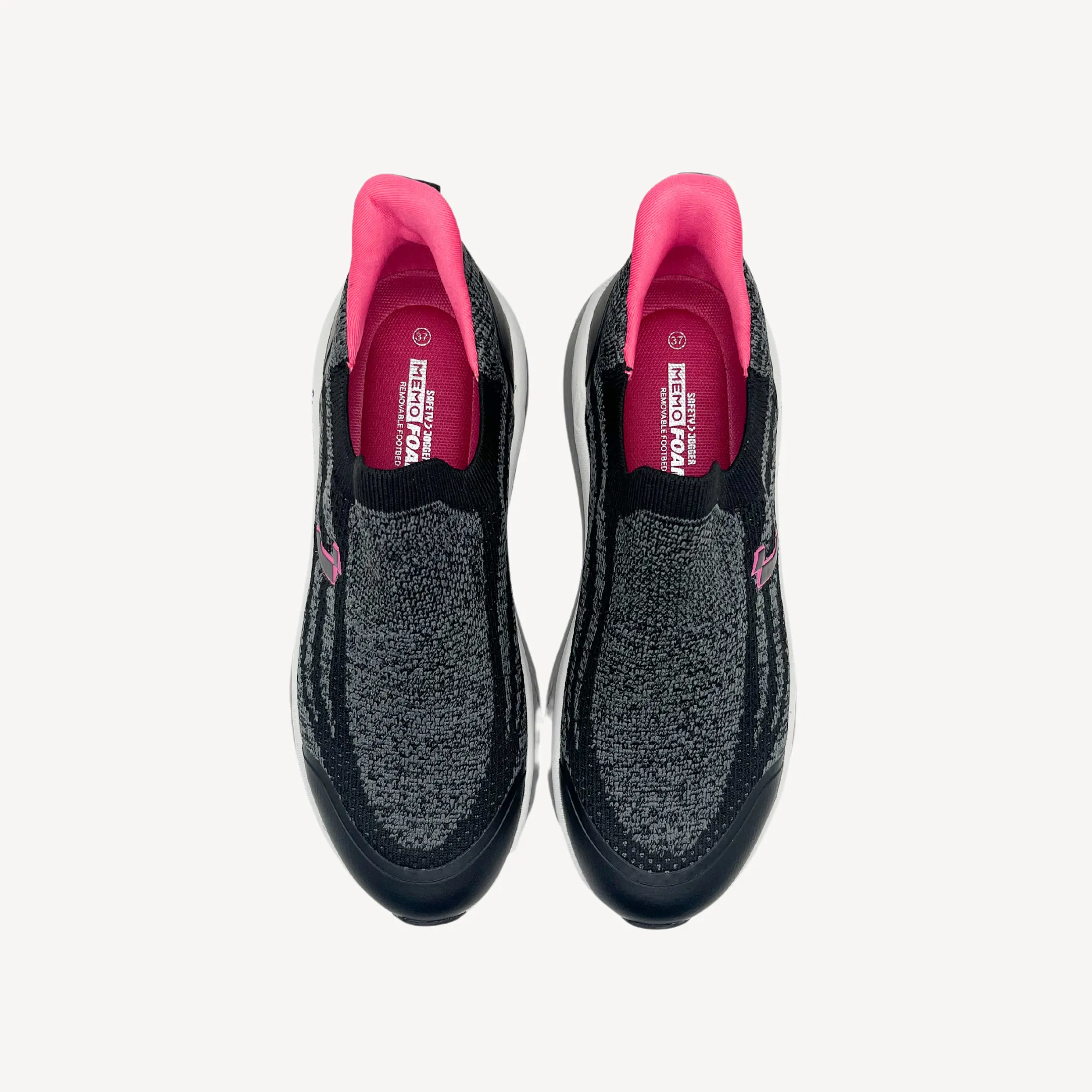 SJ Cushion Slip On Women Black Pink