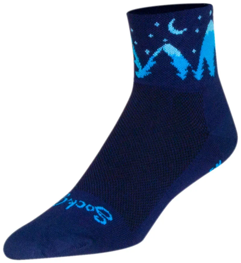 SockGuy Midnight Classic 3" Cycling Bike Sock