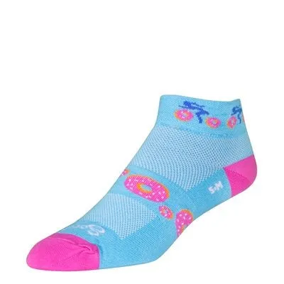 SockGuy Women's Donut Ride 1" Channel Air Bike Sock