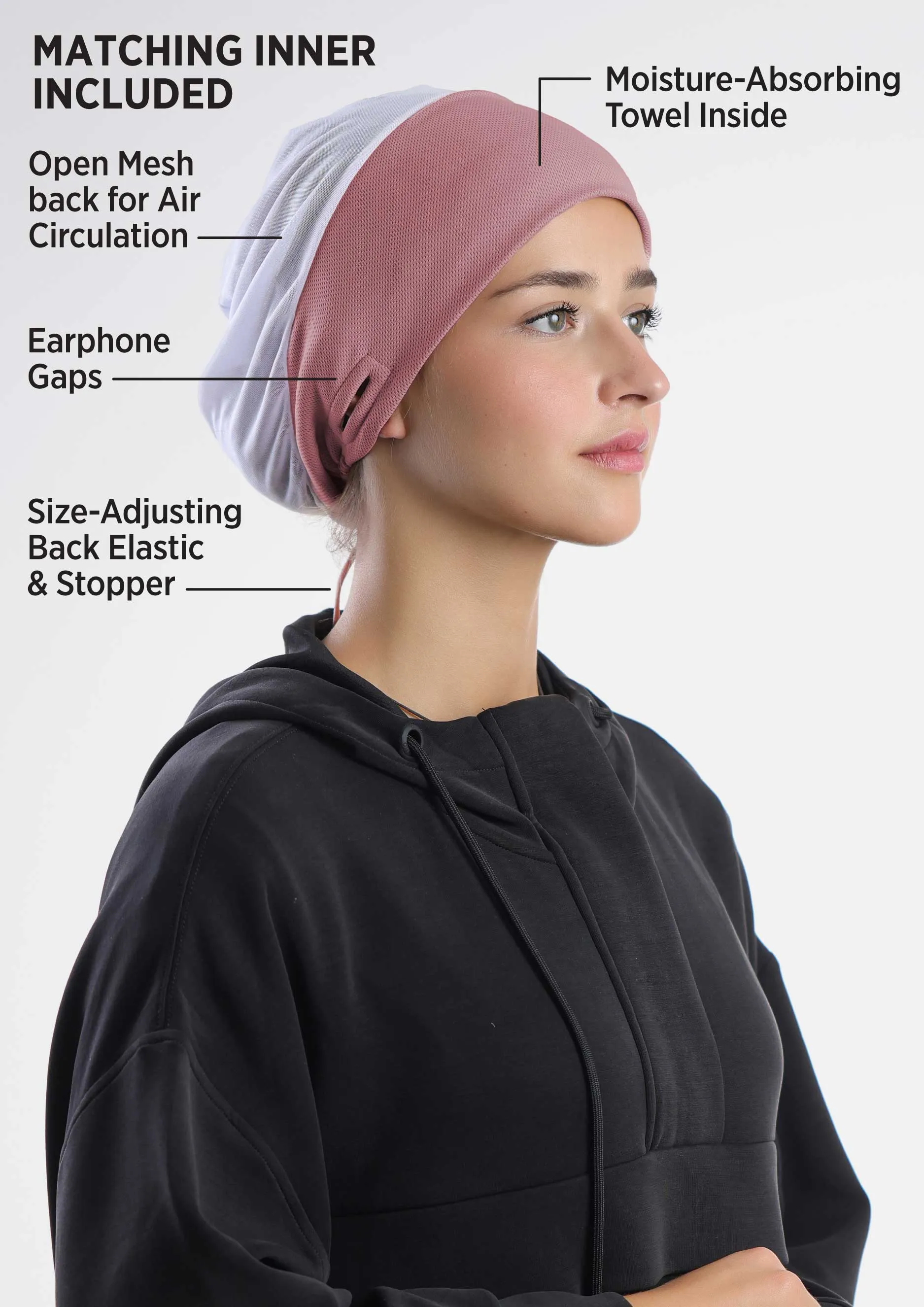 Sports Freestyle Hijab - Reversible