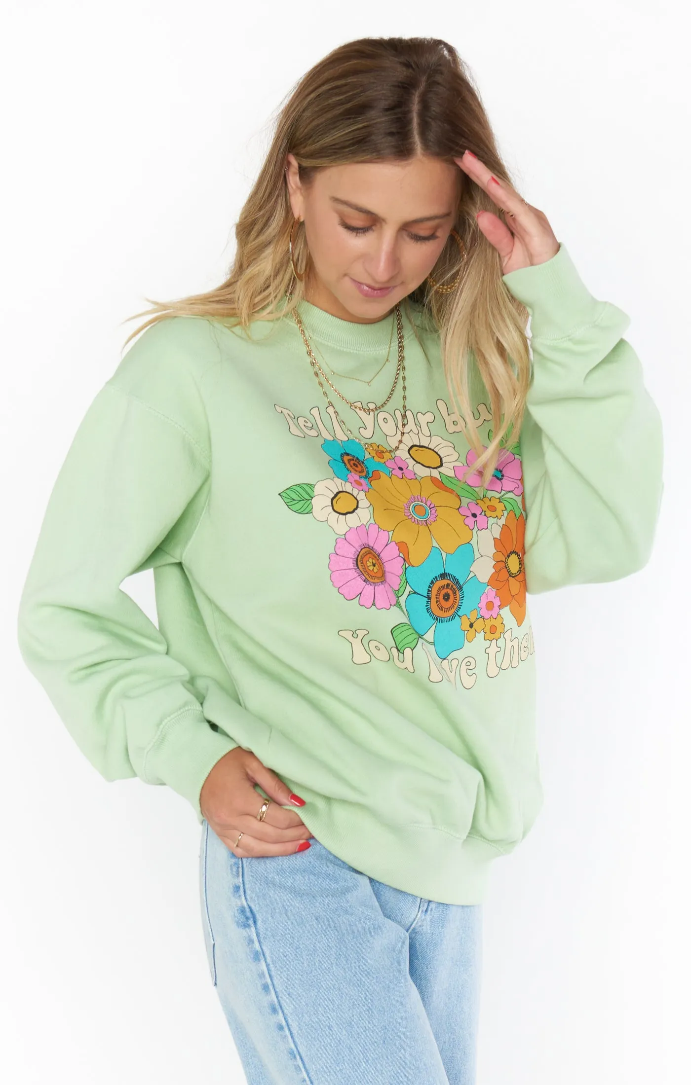 Stanley Sweatshirt ~ Flower Market Graphic