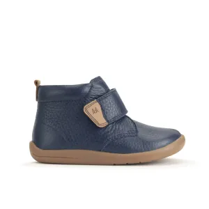 Start-Rite: Totter Velcro Boot - Navy Leather