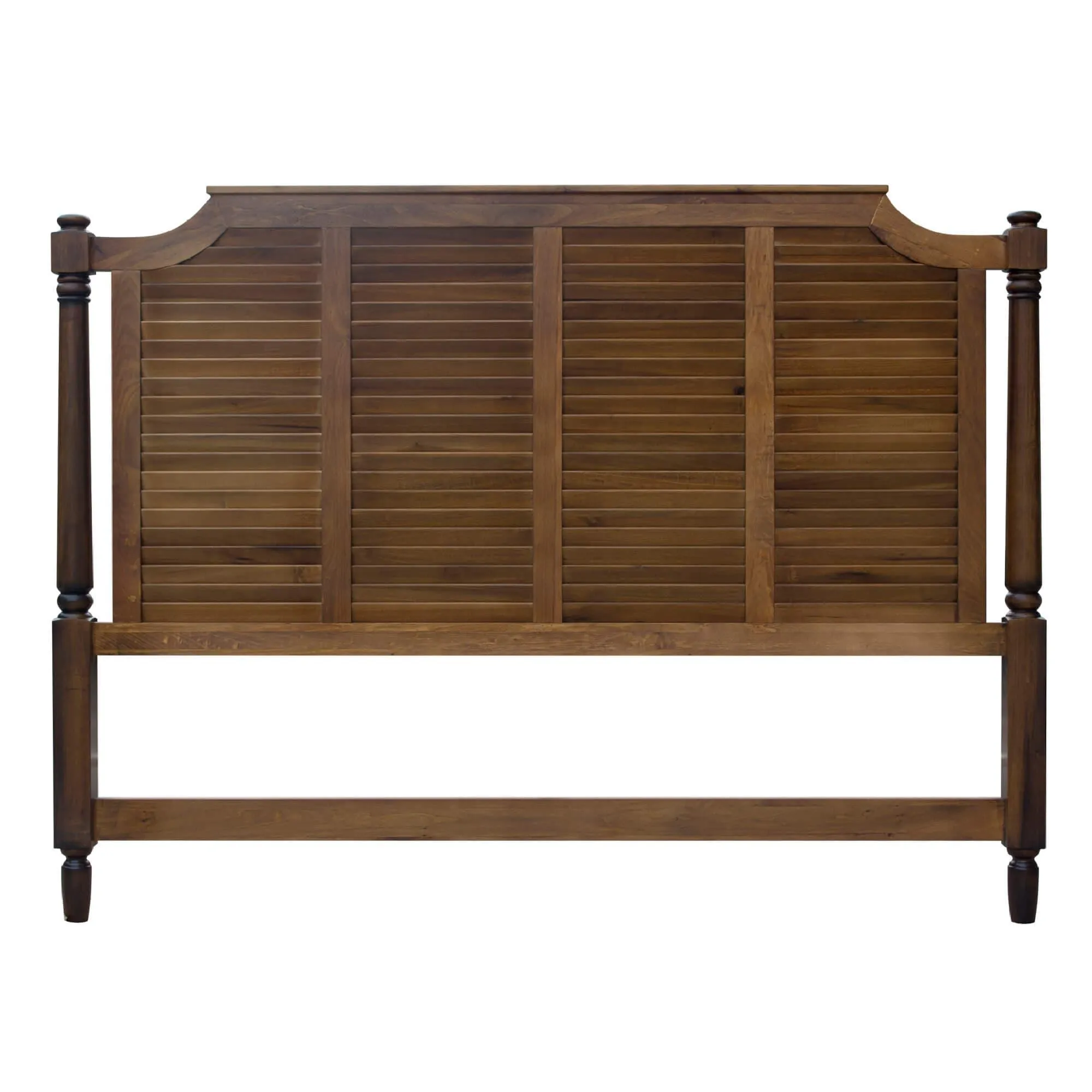 Sunset Trading Bahama Shutter King Bed in Tropical Walnut Brown