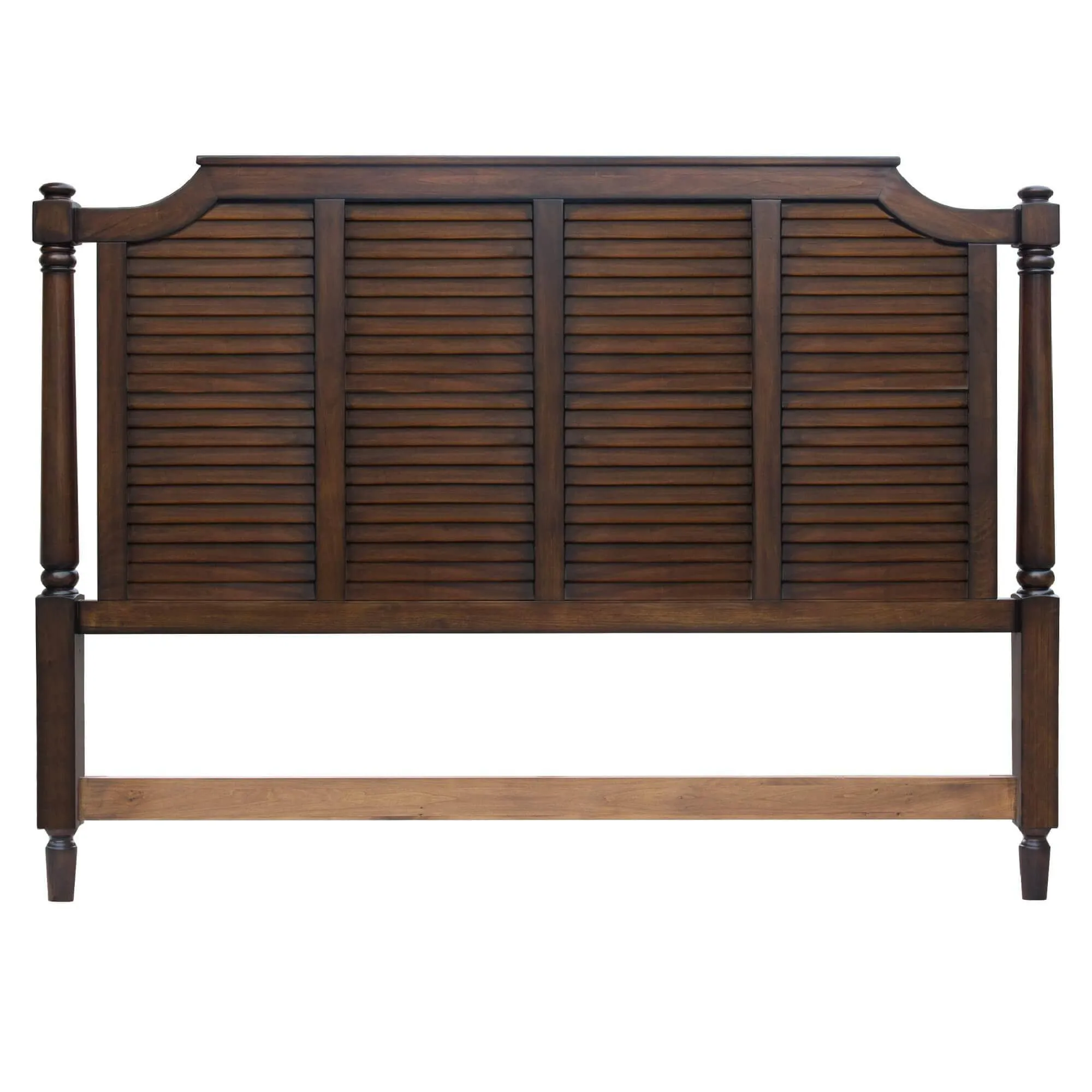 Sunset Trading Bahama Shutter King Bed in Tropical Walnut Brown