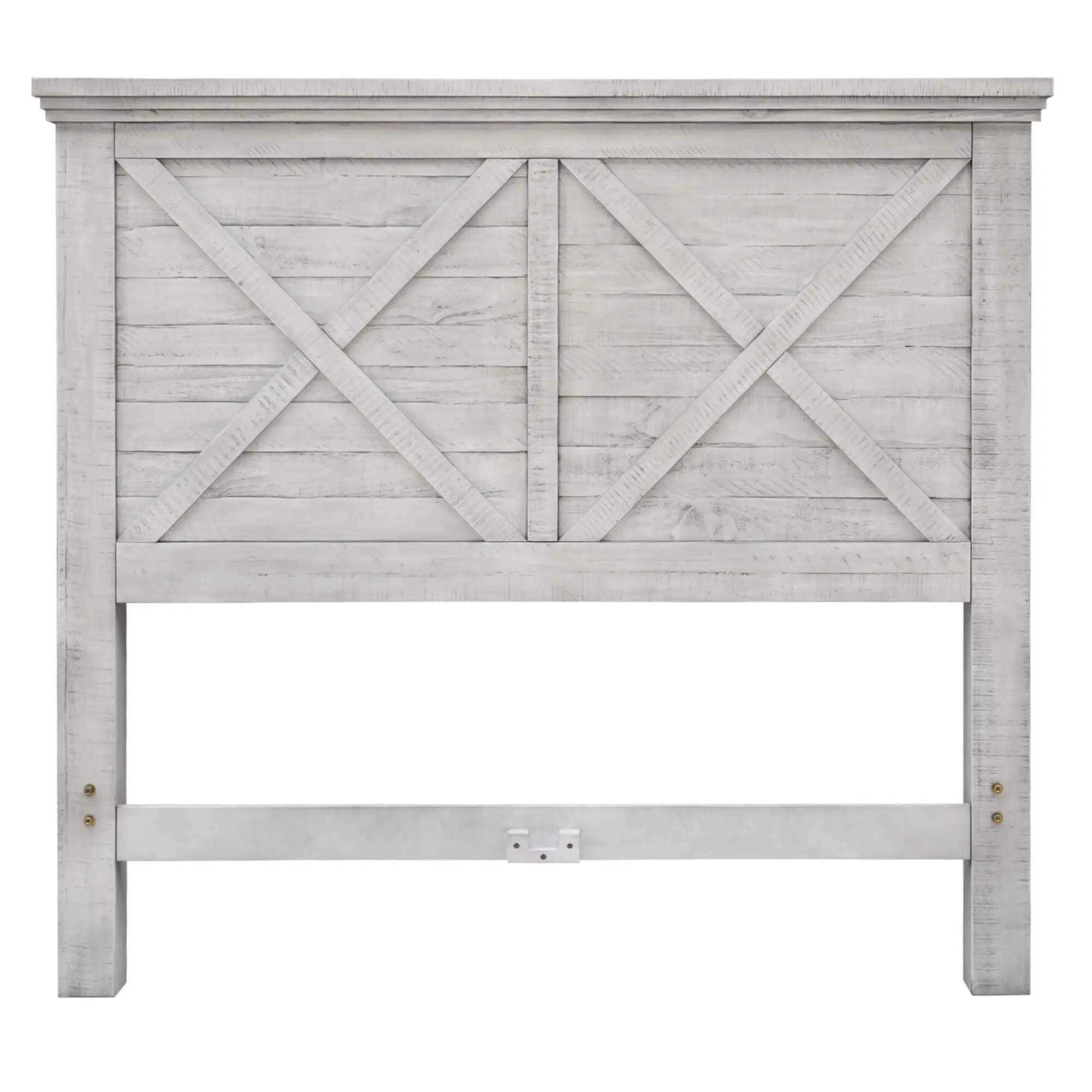 Sunset Trading Crossing Barn King Bed in Gray Acacia