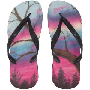 Sunsetting Tree ~ Flip Flops