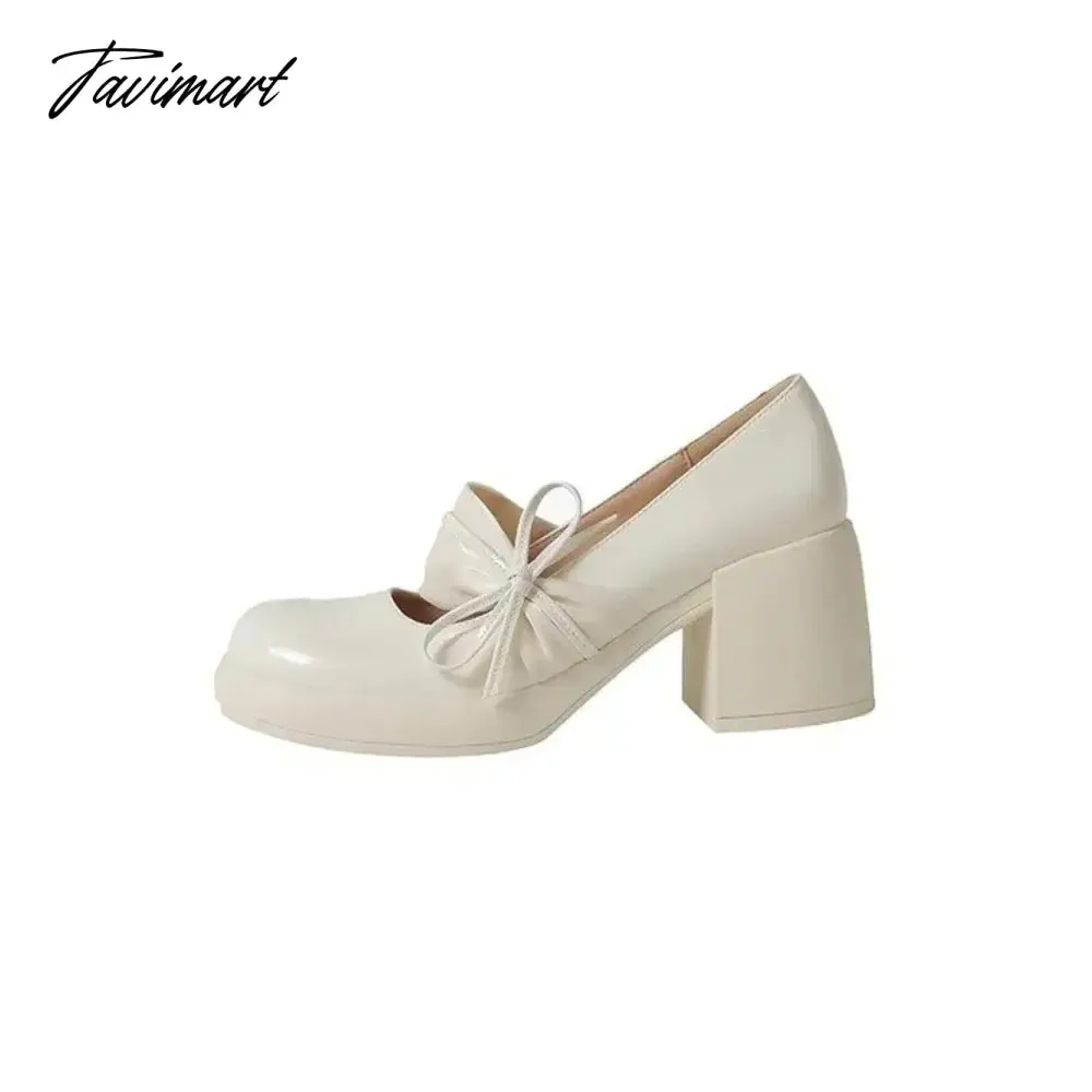 TAVIMART  -  New Mary Jane Women's Shoes Spring and Autumn Anti-slip Wear Soft Ladies Platform Shoes Fashion Sexy Women's High Heels