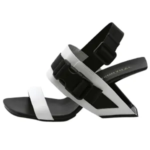 TEEK - Easel Back Strap Sport Buckle Wedge Sandals