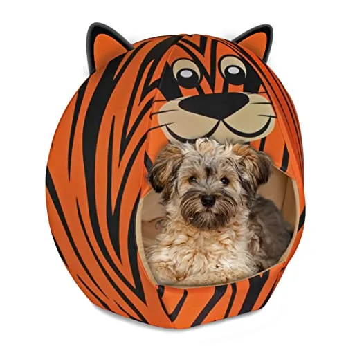 Tiger - Igloo Pet Bed - Small