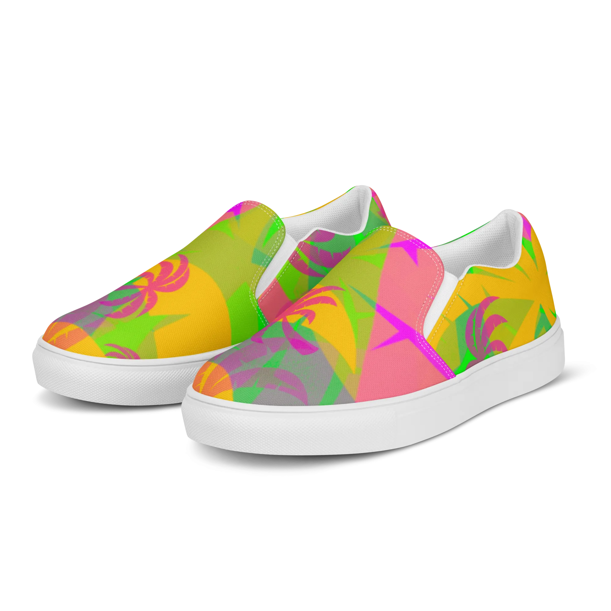 Unkle Jungle Island Palm Slip-on Canvas Shoes (W’s)