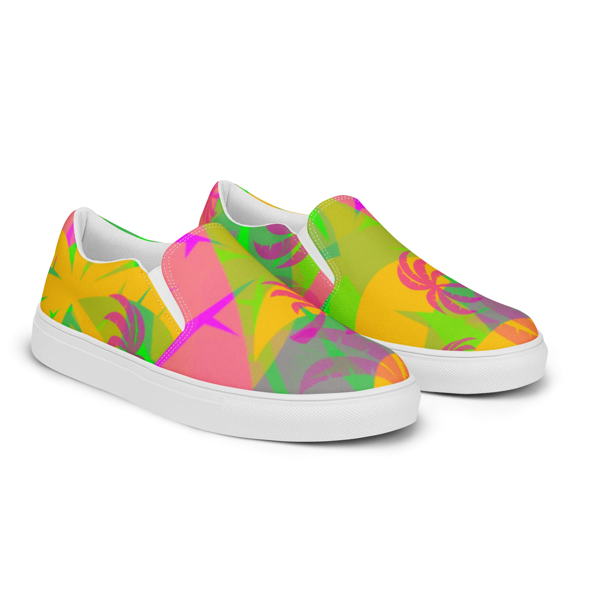 Unkle Jungle Island Palm Slip-on Canvas Shoes (W’s)