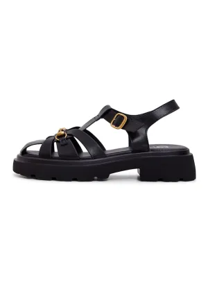 Urban Classic Platform Sandals - Black