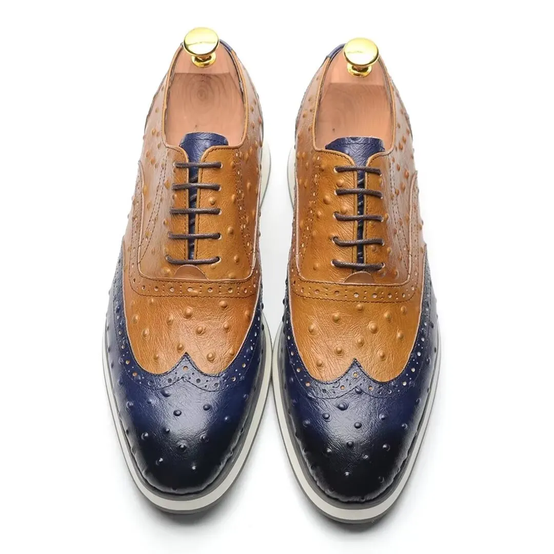 Urbane Lace-Up Cow Leather Dress Shoes