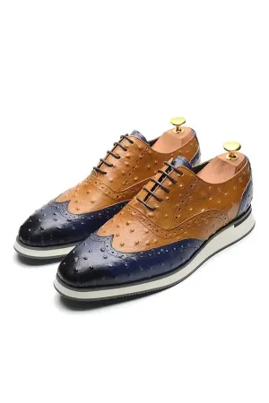 Urbane Lace-Up Cow Leather Dress Shoes