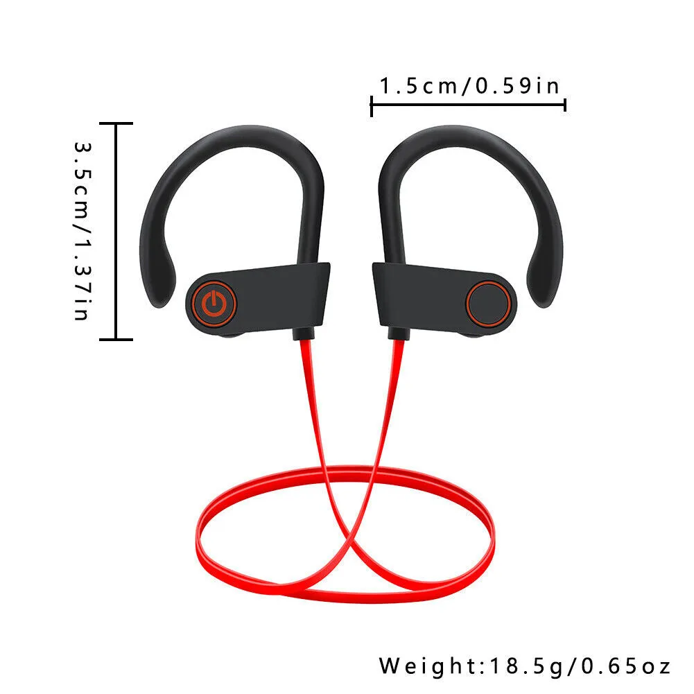 US 2-4 Pc Wireless Earbuds Bluetooth Headphone Waterproof Sport Earphones Stereo