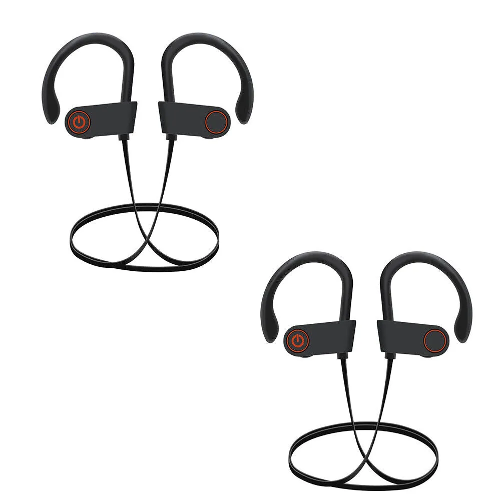 US 2-4 Pc Wireless Earbuds Bluetooth Headphone Waterproof Sport Earphones Stereo