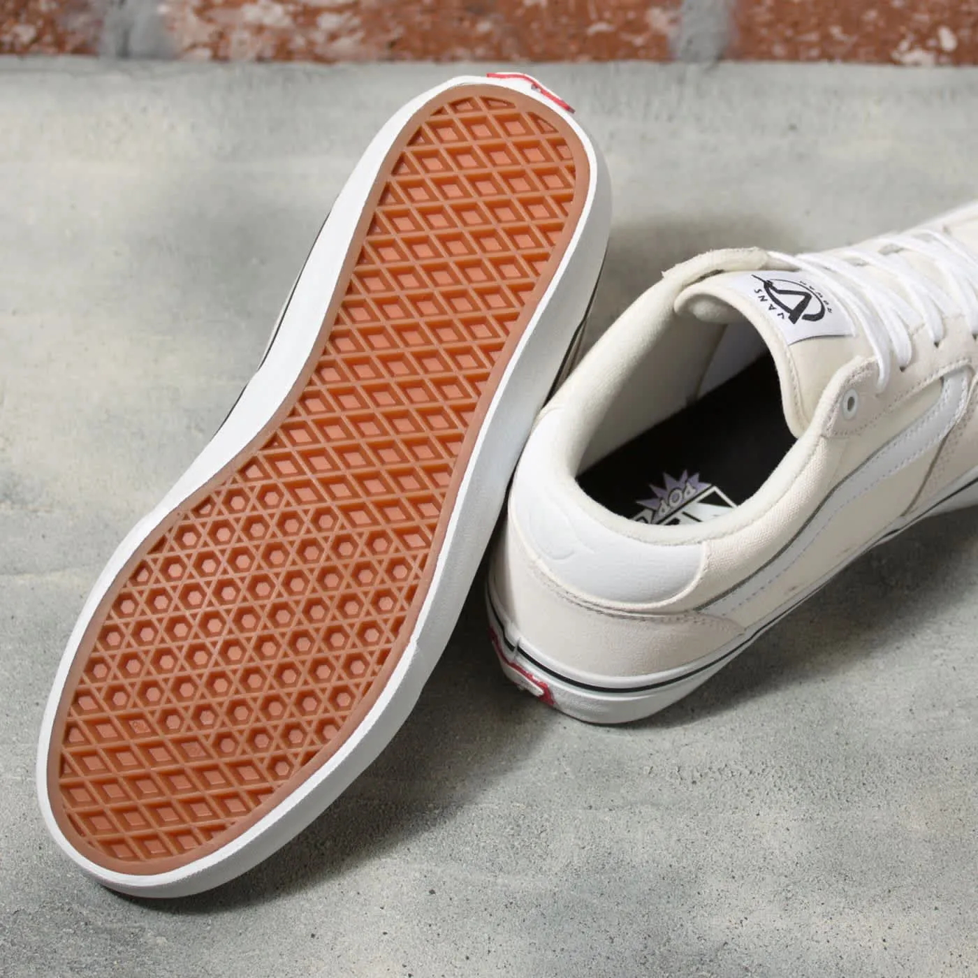 Vans Rowan Pro Marshmallow White Skate Shoes