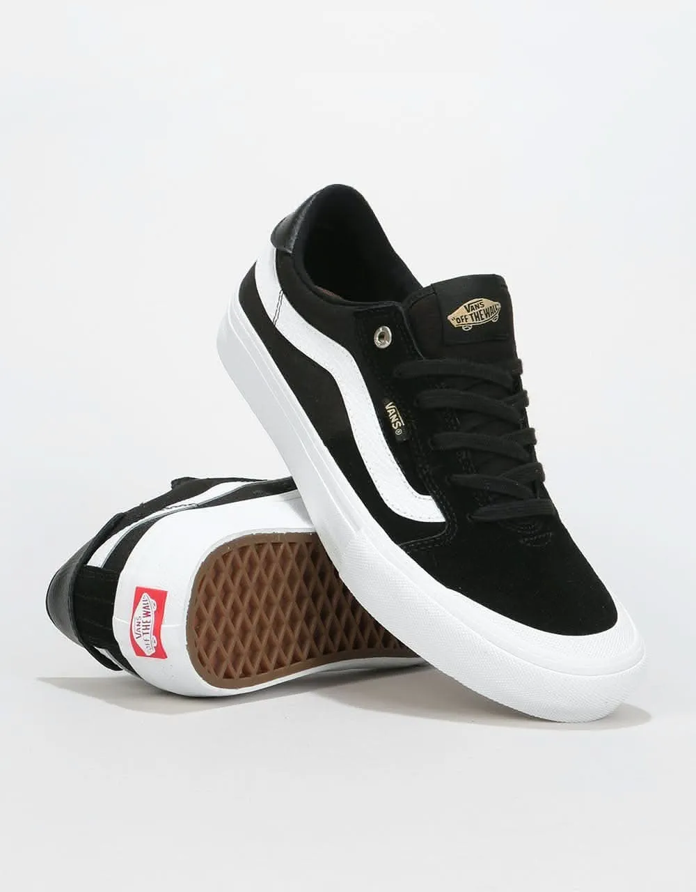 Vans Style 112 Pro Skate Shoes - Black/White/Khaki