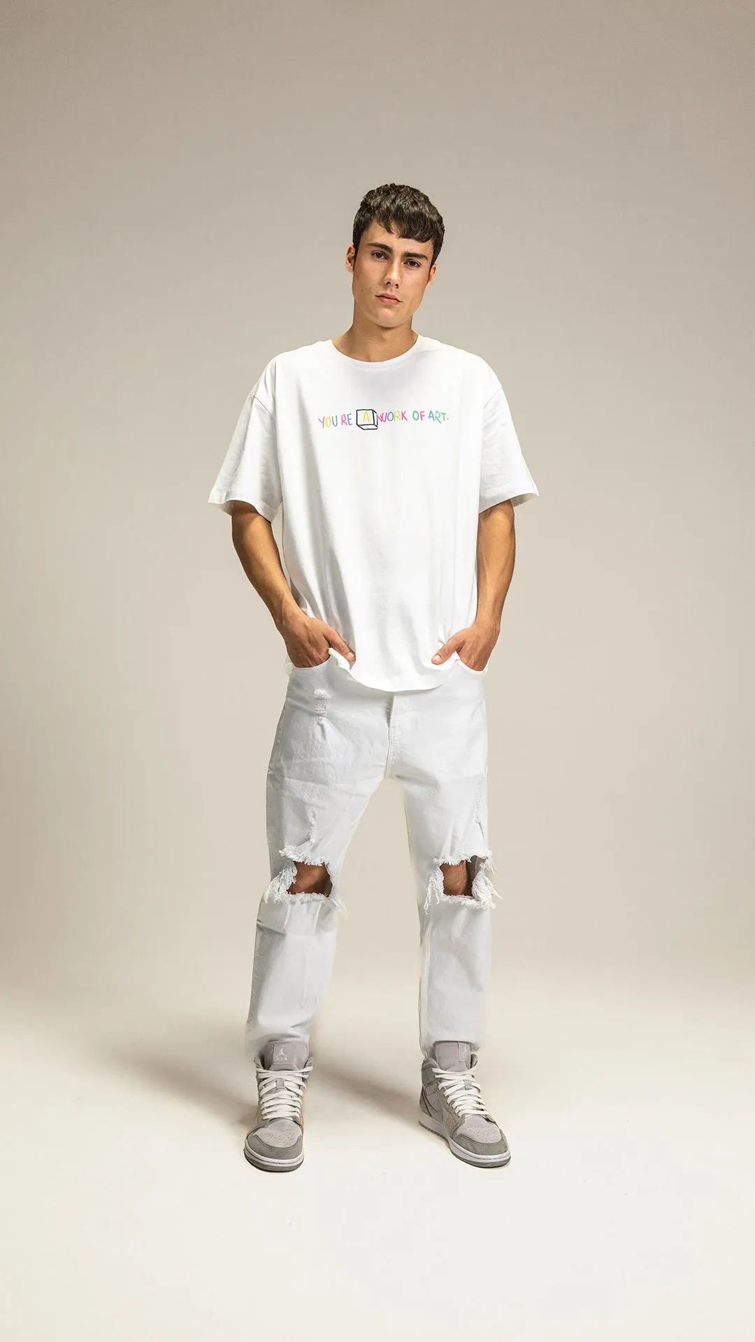 Wild Thoughts Relaxed Tee White