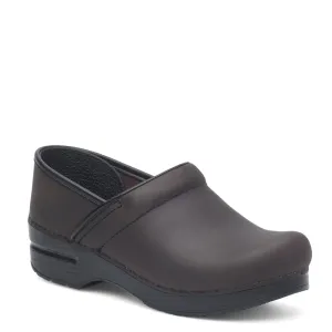 Women's Dansko  Professional Clog Color: Antique Brown (WIDE WIDTH)