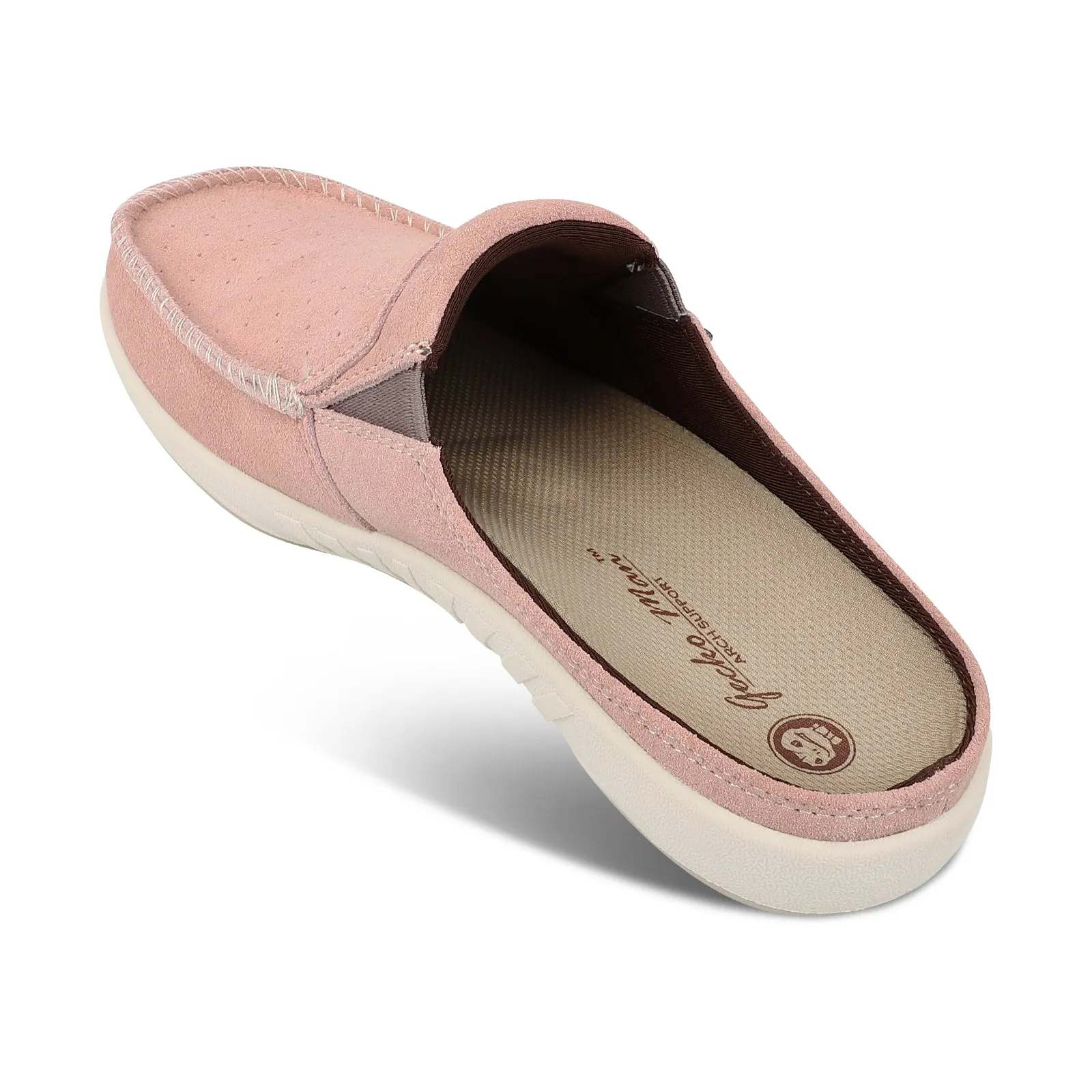 Women’s Faux Suede Arch Support Slippers - All Sales Final