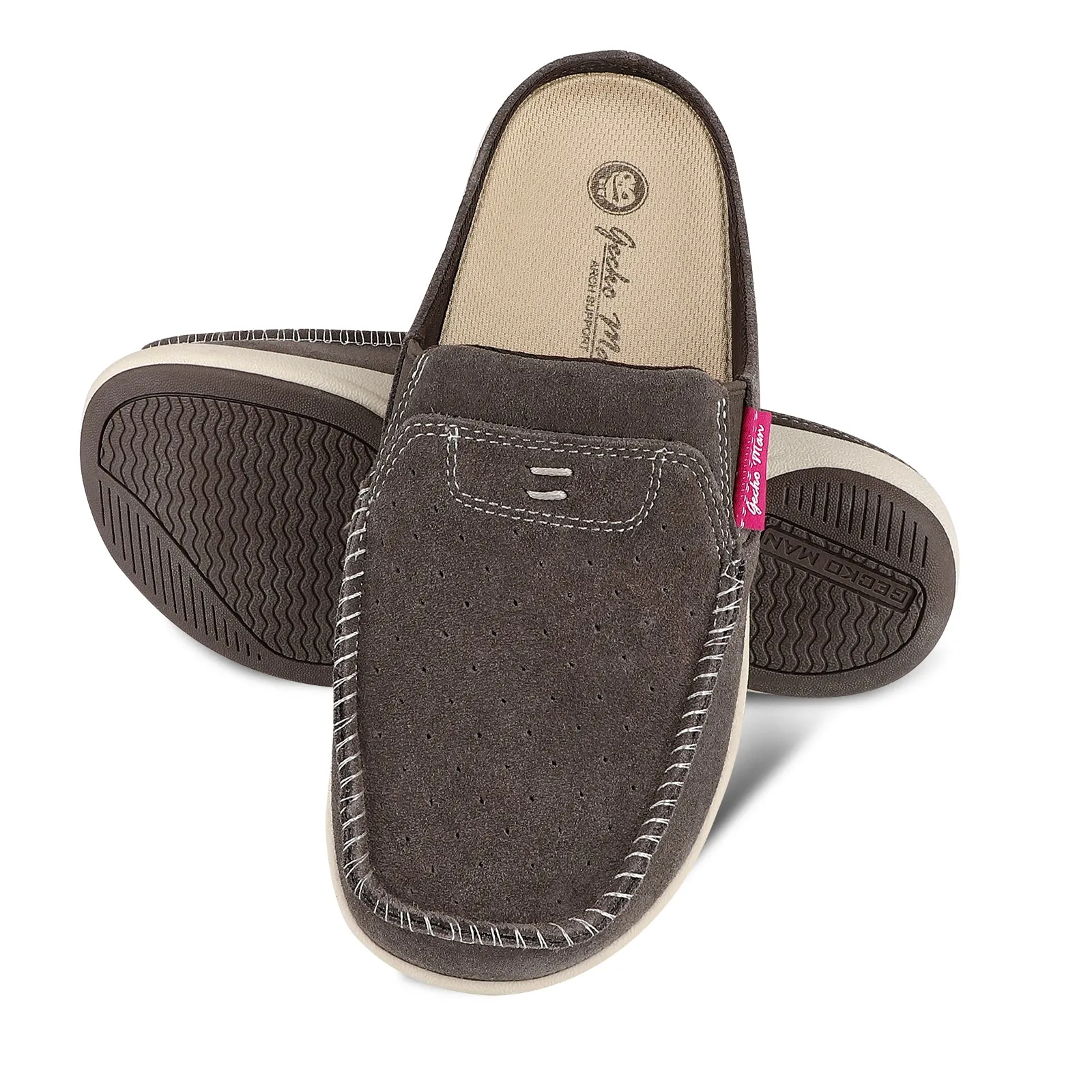 Women’s Faux Suede Arch Support Slippers - All Sales Final