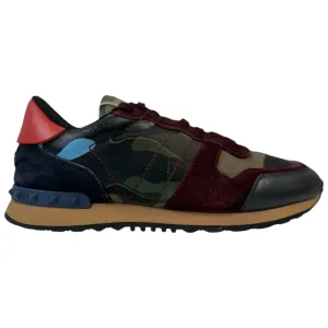 Women's Rockrunner Camo Low Trainers Burgundy Size EU 39 / UK 6