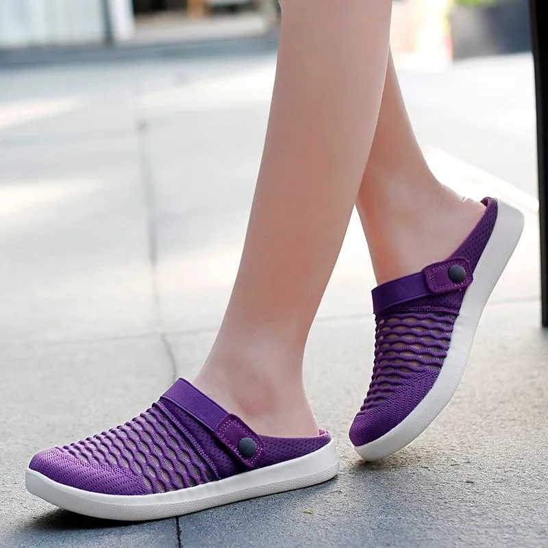 Women's summer slip-on breathable leisure slippers