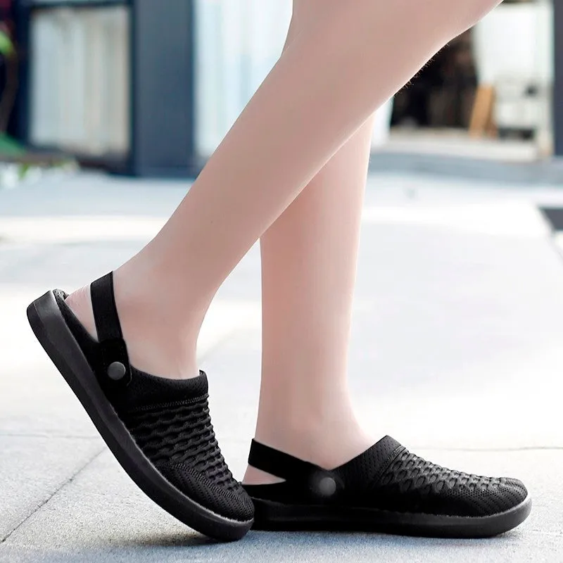 Women's summer slip-on breathable leisure slippers