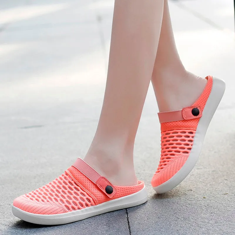 Women's summer slip-on breathable leisure slippers