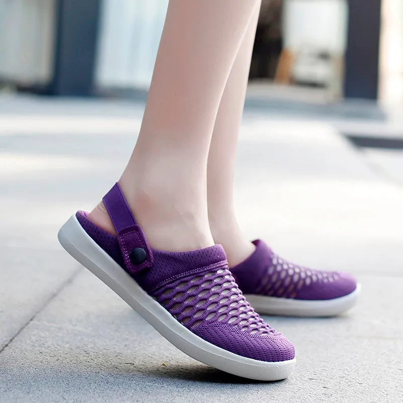 Women's summer slip-on breathable leisure slippers