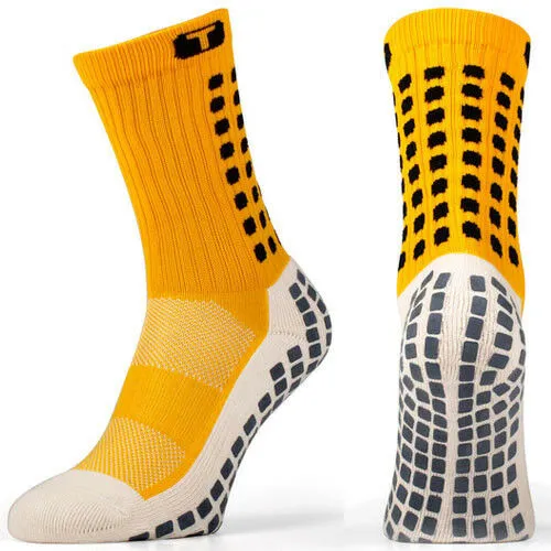 YELLOW GOLD TRUSOX 3.0 MID-CALF CUSHION CREW GRIP SOCKS